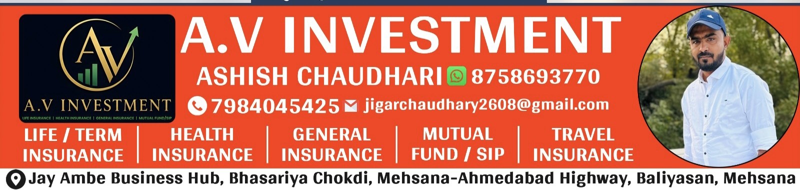 Ashish Chaudhari, Founder of A.V Investment